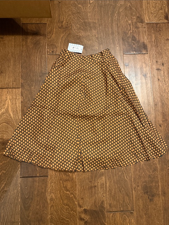 Tulip B Dresses & Skirts - Women's Brown Printed Circle Skirt